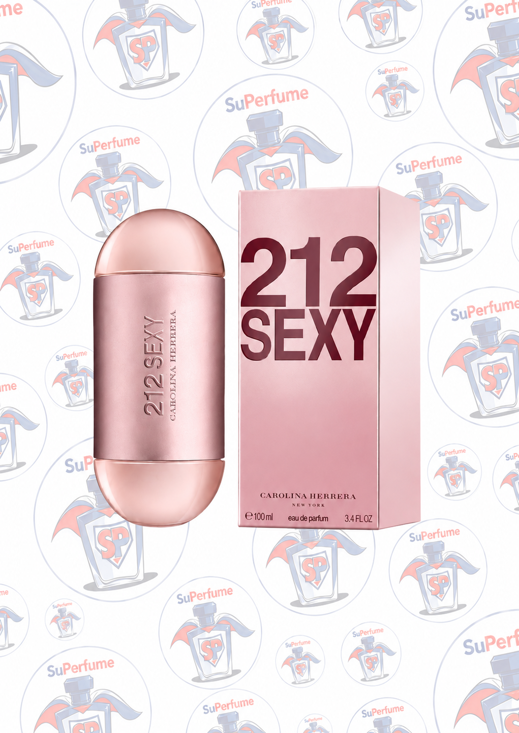 Perfume carolina herrera 212 sexy eau de parfum para mujer, 100 ml