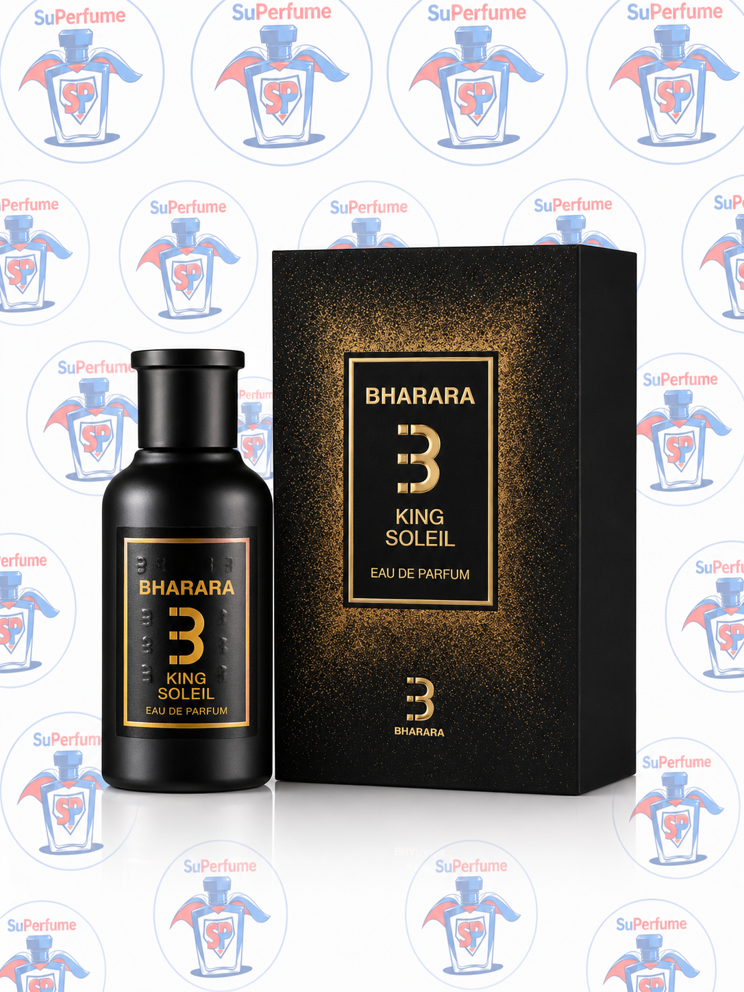 Eau de parfum en aerosol Bharara King Soleil para unisex, 100 ml