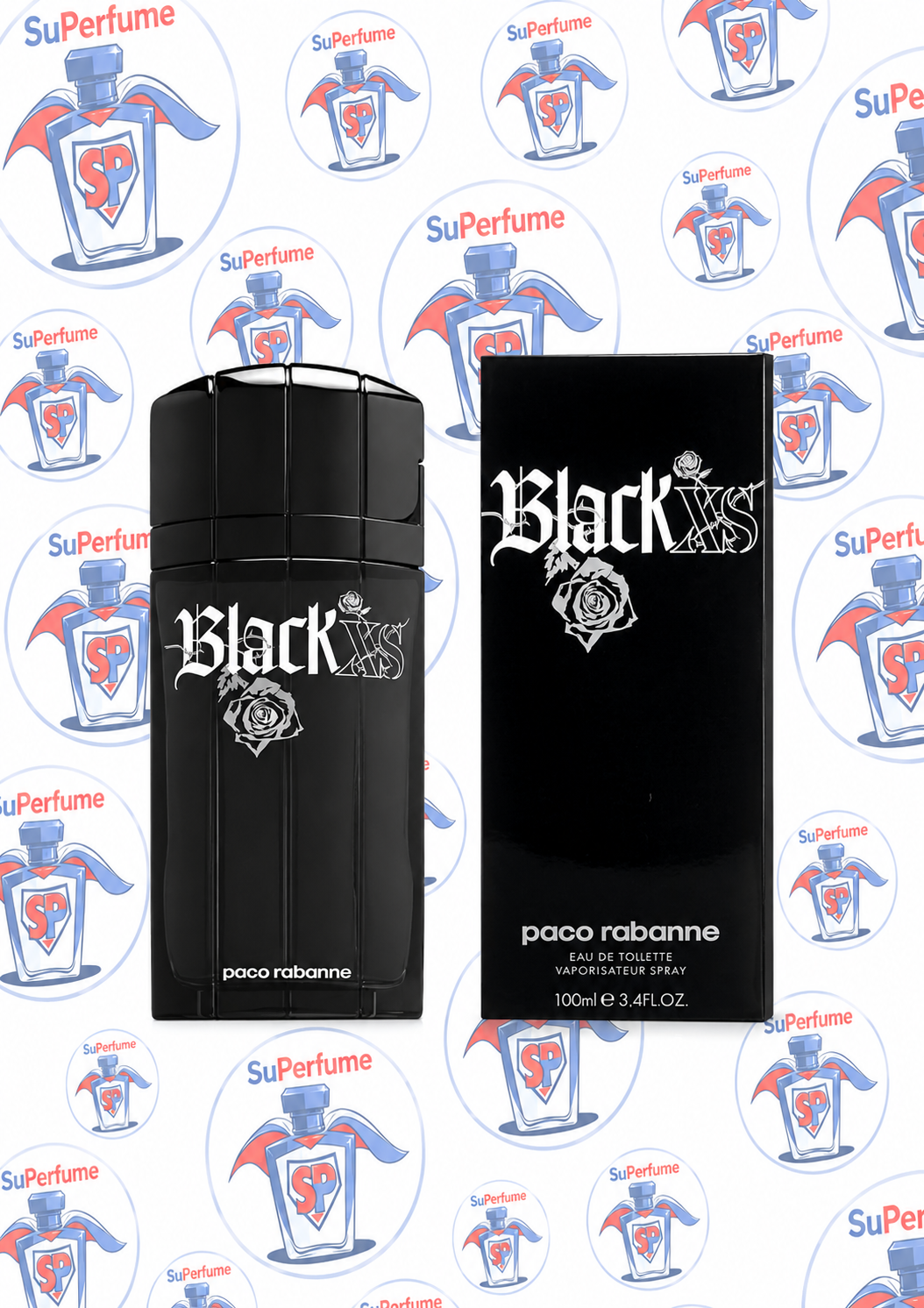 Perfume Rabanne Black XS Hombre 100 ml Eau de parfum